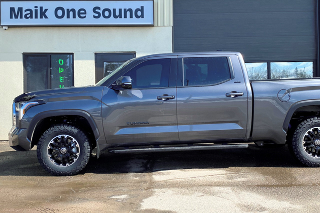 Toyota 2023 Tundra with professional window tint in North Bay